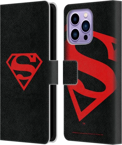 Miniatura 59 de Head Case Designs Funda de piel con licencia oficial de Superman DC Comics con logotipos negros y rojos compatible con Apple iPhone 11
