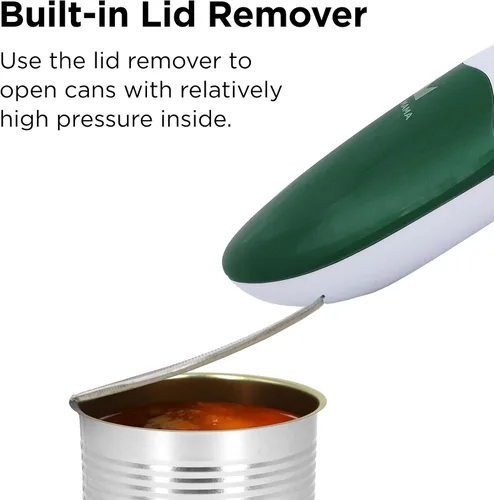 Miniatura 4 de Kitchen Mama Auto 2.0 Abridor de latas eléctrico: la cuchilla abre casi cualquier lata de pop o refresco - Automático, manos libres, seguro, borde