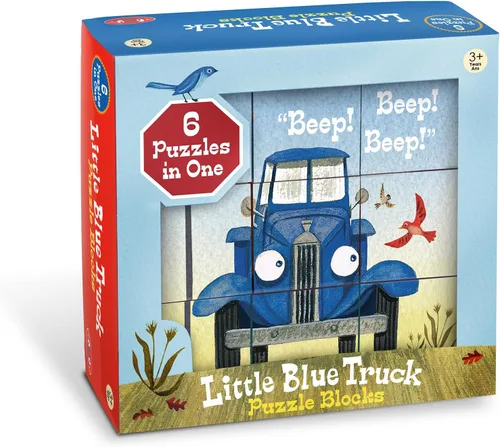 Miniatura 9 de YOTTOY Little Blue Truck Collection Little Blue Truck Jack-in-The-Box - Juguete de peluche infantil con música, 5.5 x 5.5 x 5.5 pulgadas