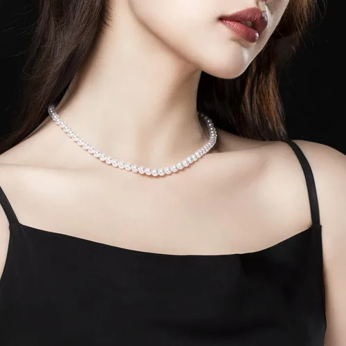 Miniatura 2 de Collar de perlas de imitación collar de perlas de boda para mujer