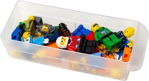 Miniatura 14 de Repisa para almacenamiento de piezas, de plástico, con 26 cajones Akro-Mils 10126REDBLK20, de 20 pulgadas x 10-1/4 pulgadas x 6-3/8 pulgadas, rojo