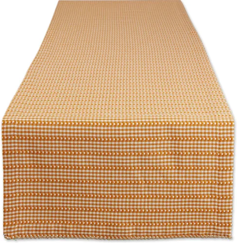 Miniatura 13 de DII Farmhouse Gingham, colección de mesa a cuadros, camino de mesa, 14x72, negro