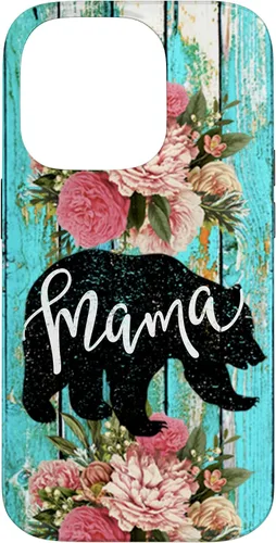Miniatura 16 de Funda para iPhone 16, color turquesa, diseño rústico de grano de madera