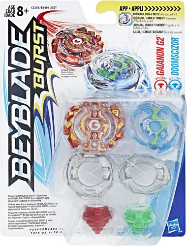 Miniatura 2 de Beyblade Burst Paquete dual Gaianon G2 y Doomscizor