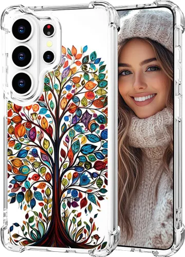 Miniatura 111 de Hungo Funda compatible con Samsung Galaxy S23 con diseño floral y bonito diseño transparente, femenino para mujeres y niñas, con hermoso clavel
