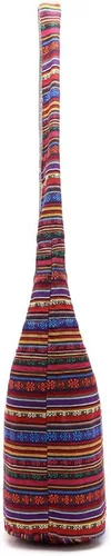 Miniatura 13 de KARRESLY - Bolso bandolera de algodón bohemio, estilo hippie, hecho a mano