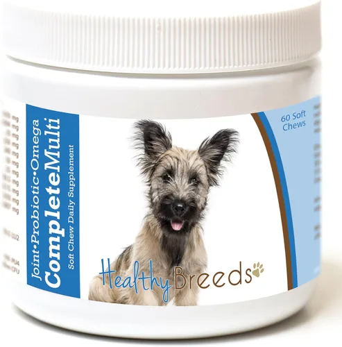 Miniatura 213 de Healthy Breeds Pug todo en uno multivitamínico suave masticable 60