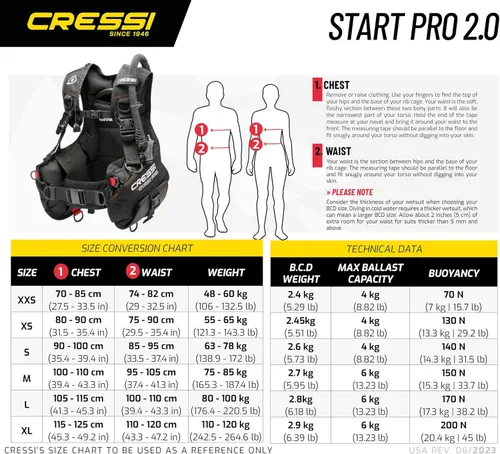Miniatura 7 de CRESSI Paquete de buceo para buceadores apasionados - Todo el equipo necesario para comenzar - Start-er Pro Pack: fabricado en Italia, calidad desde