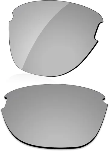 Miniatura 3 de LenzReborn Lente polarizada de repuesto para gafas de sol Oakley Frogskins Lite OO9374 - Negro oscuro+gris plateado+rojo fuego+azul hielo