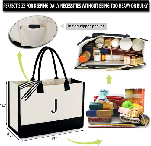 Miniatura 66 de BeeGreen Bolsa personalizada para mujeres, mamá, profesora, amigas, hermana, bolsas de regalo con bolsa de Comestic