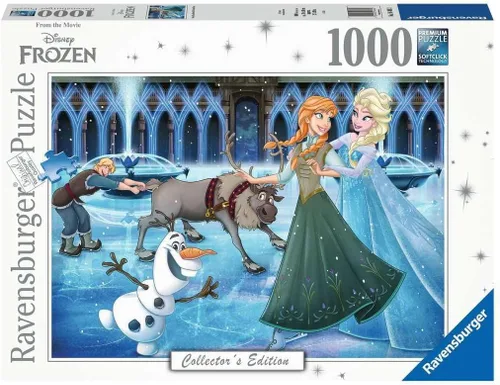 Ravensburger Rompecabezas de Frozen de Disney, 1000 piezas únicas, tecnología Softclick con imágenes vibrantes y sin deslumbramiento, regalo ideal