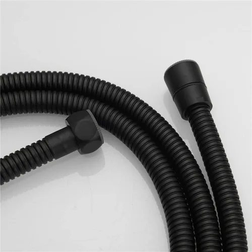 Miniatura 4 de Manguera de ducha extra larga, reemplazo de 79 pulgadas, extensión de mano, negro mate