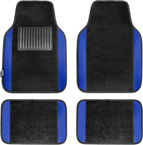 Miniatura 20 de TLH Alfombrillas para Automóvil, Juego Completo de Alfombrillas de Alfombra con Bordes de Color Beige para Coches, Protección para Todo Tipo