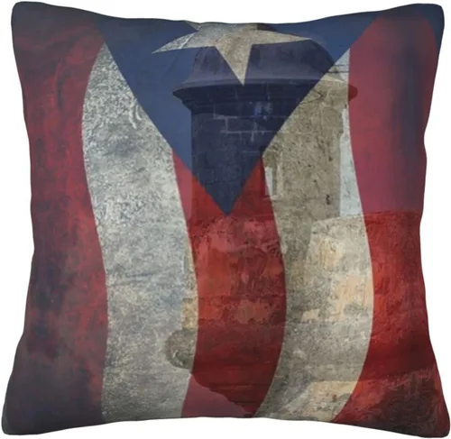 Miniatura 12 de ASYG Funda de cojín de Puerto Rico de 18 x 18 pulgadas, diseño de doble cara Puerto Rico 05