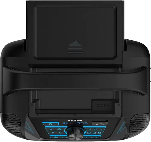 Miniatura 5 de ION Sport 320 - Altavoz de fiesta Bluetooth para exteriores de 200 vatios con batería recargable, radio FM, luces, carga USB, aplicación, sonido