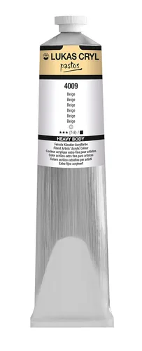Lukas Cryl Liquid - Pintura acrílica de cuerpo suave para vertido, pintura acrílica profesional de baja viscosidad, beige, 6.8 fl oz