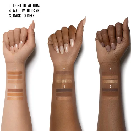 Miniatura 3 de Black Radiance Paleta de Contorno True Complexion, de Oscuro a Profundo