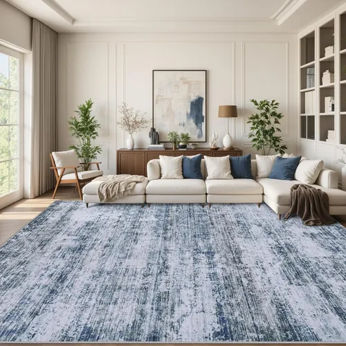 Alfombras de área de 10 x 14 para sala de estar: alfombra grande lavable a máquina con respaldo antideslizante que no se desprende, alfombra