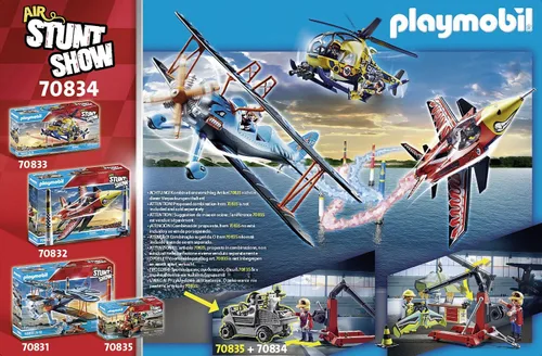 Miniatura 4 de Playmobil Estación de servicio Air Stunt Show