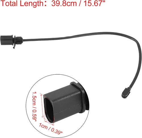 Miniatura 3 de X AUTOHAUX 4M0615121R Pastilla de freno delantera Sensor de desgaste electrónico Indicadores de desgaste de la pastilla de freno para Audi Q7