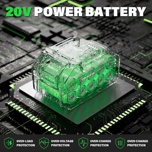Miniatura 3 de SOYUS Batería de reemplazo de litio 4.0Ah, batería recargable de la capacidad grande 20V con la exhibición del poder