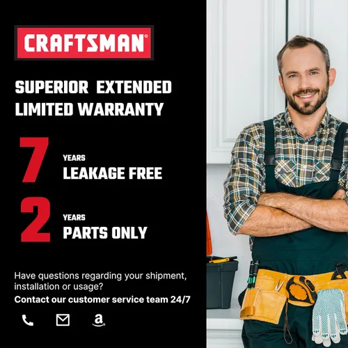 Miniatura 6 de CRAFTSMAN Calentador de agua eléctrico sin tanque de 24 kW, 240 voltios, 3.74 GPM, tecnología auto-modulante multiaplicación para toda la casa, agua