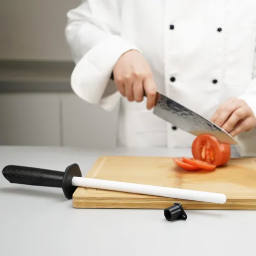 Miniatura 6 de SHARPAL 118N Afilador Profesional de Cerámica de Afilado Fino y Acero de Pulido para Cocina, con Tapa Anti-Rotura