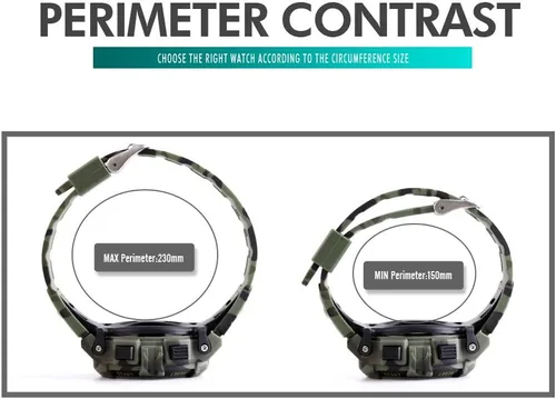 Miniatura 6 de Dayllon Kids Digital Watch Outdoor Sports 50M Waterproof Electronic Watches Alarm Clock 1224 H Stopwatch Calendar Boy Girl Wristwatch