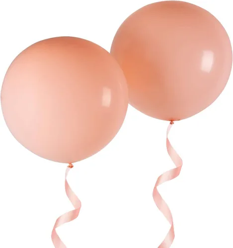 Miniatura 18 de Globos redondos gigantes de 36 pulgadas, paquete de 6 globos de látex negros para sesiones de fotos, bodas, baby shower, decoraciones de fiesta