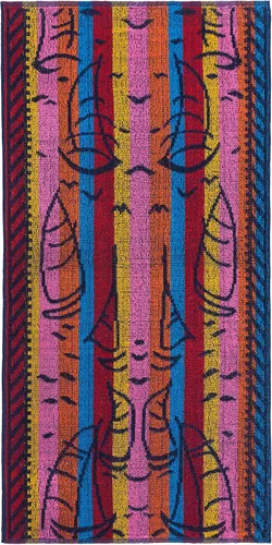 Miniatura 5 de Ipanema - Toalla de playa de viaje jacquard de rizo de 30 x 60 pulgadas, diseños surtidos, delfín, conchas marinas, peces, vela, 100% algodón