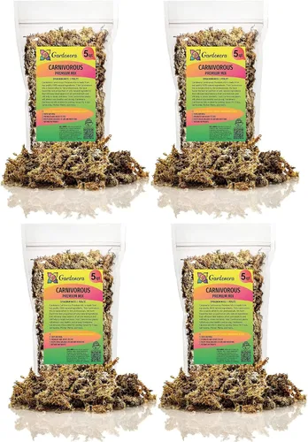 Miniatura 57 de Musgo de Turba de Esfagno Natural Premium - Enmienda de Suelo de Jardinería y Medio de Suelo para Plantas Carnívoras de Gardenera