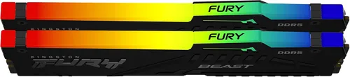 Miniatura 3 de Kingston FURY Beast RGB 16GB 5200MT/s DDR5 CL40 DIMM - Kit de memoria de escritorio de 2 piezas Intel XMP 3.0 Tecnología de sincronización por