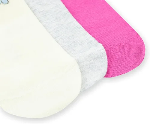 Miniatura 8 de Squishmallows Calcetines de algodón para niños, paquete de 3, paquete de 3, Squish Squish Squad para niñas, paquete de 3