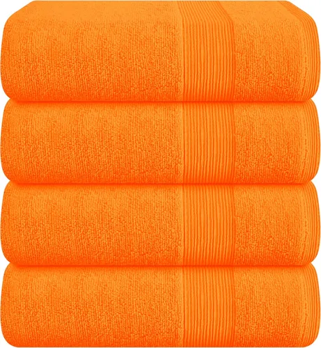 Miniatura 8 de Belizzi Home Toallas de Baño Extragrandes Premium de Algodón Paquete de 2, 35x70 - 100% Algodón Puro - Ideal para Uso Diario - Ultra Suave y Morado