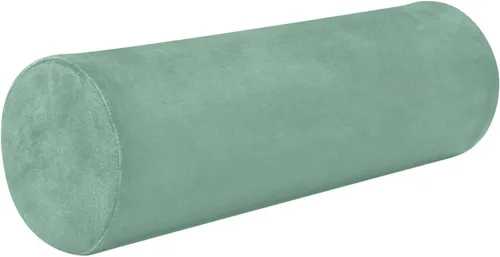 Miniatura 19 de Almohada cervical azul claro y verde azulado para aliviar el dolor de cuello, almohada redonda para el cuerpo, almohada de apoyo lumbar para cama