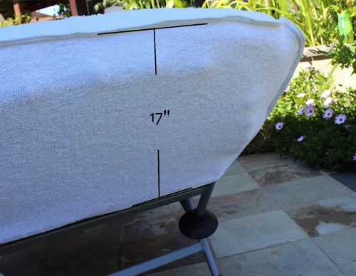 Miniatura 3 de Luxury Hotel & Spa - Funda para Tumbona de Piscina con Monograma, Letras Bordadas en Bloque - Extra Absorbente 100% Algodón Turco - Rizo Suave