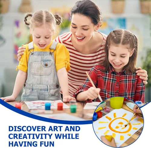Miniatura 6 de 100 hojas de papel de acuarela de 3 tamaños, pintura a granel, papel blanco de prensa en frío, papel de color de agua para artistas, niños