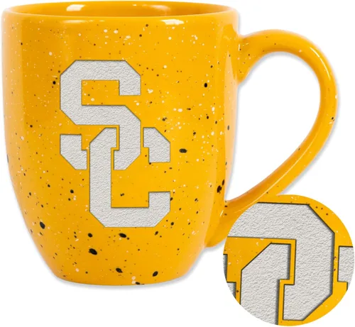 Miniatura 401 de Rico Industries NCAA Virginia Tech Hokies Maroon - Taza de café de cerámica grabada con láser, color del equipo, 16 onzas