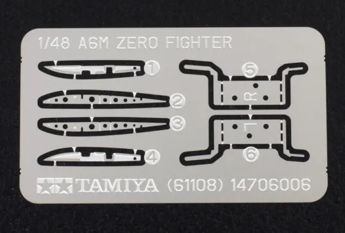 Miniatura 8 de Tamiya 61108 1/48 Mitsubishi A6M3/3A (Zeke) Kit de avión modelo de plástico