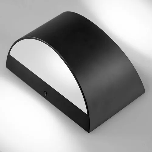 Miniatura 8 de Juego de 2 apliques de pared LED modernos negros con cable para interiores, luces de montaje en pared arriba y abajo, para sala de estar