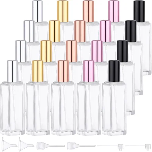 Miniatura 21 de Segbeauty Mini botella de perfume de viaje de 0.1 oz, atomizador de perfume de vidrio, pulverizador de colonia de viaje, botella de spray recargable