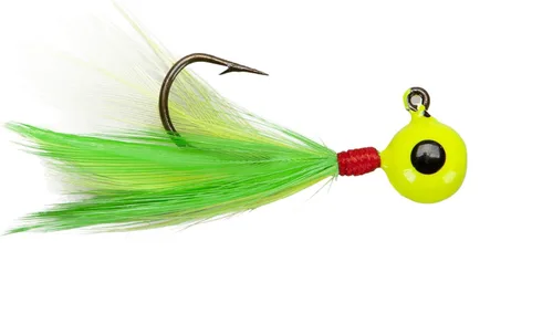 Lindy Little Nipper Jig - Señuelo de pesca atado a mano, ideal para Crappie, trucha y lucioperca, paquete de 2