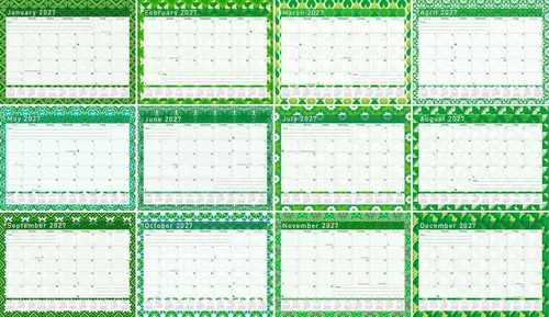 Miniatura 3 de Calendario mensual 2022 – 2023 de pared / escritorio encuadernado en espiral – 16 meses de escritorio / calendario secante de pared / planificador