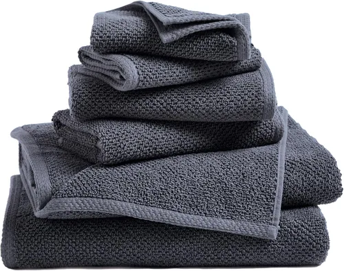 Miniatura 36 de Great Bay Home Toalla de baño blanca – Toalla de baño de gran tamaño 100% algodón de 68 x 35 pulgadas – Absorbente, de secado rápido, toalla de baño