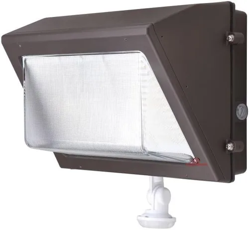 RuggedGrade Paquete de pared LED de 80 W - Serie Durado IV - 11.600 lúmenes - Color seleccionable 3000K/4000K/5000K - Fotocélula - Luz de pared LED