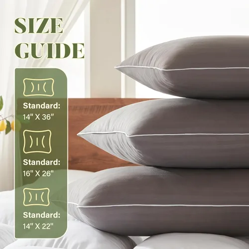 Miniatura 6 de Relleno de almohada de espuma viscoelástica de 36 x 56 cm, relleno de almohada lumbar premium para almohada decorativa, sala de estar, sofá