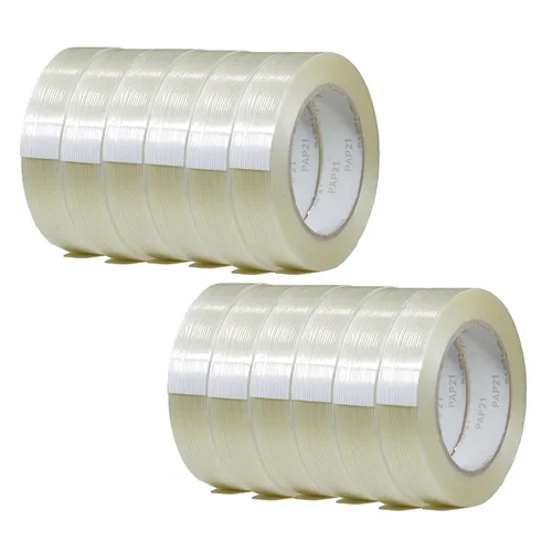 Miniatura 14 de GGR Supplies FIL-795 Cinta de fleje de filamento reforzada con fibra de vidrio mono/uni-direccional súper resistente de grado comercial de servicio