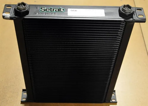 Miniatura 2 de Setrab Enfriador de aceite ProLine STD serie 6 – Matriz de 19 filas 235 Radiador de placa apilada de alto rendimiento Puertos hembra M22 11.14