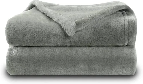 Miniatura 10 de NANPIPER manta decorativa gruesa y ultrasuave de microfelpa, para todas las estaciones, manta peluda de microfibra prémium para sofá y sillón, Coral