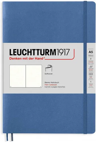 Miniatura 8 de LEUCHTTURM1917 - Cuaderno de tapa blanda mediano A5 - 123 páginas numeradas para escritura y diario (Verde bosque, liso)